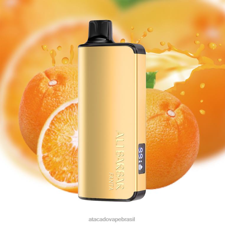 Cigarro Eletronico Vape 6J4B016 Alibarbar Ingot 9000 vapores descartáveis pôr do sol na Califórnia