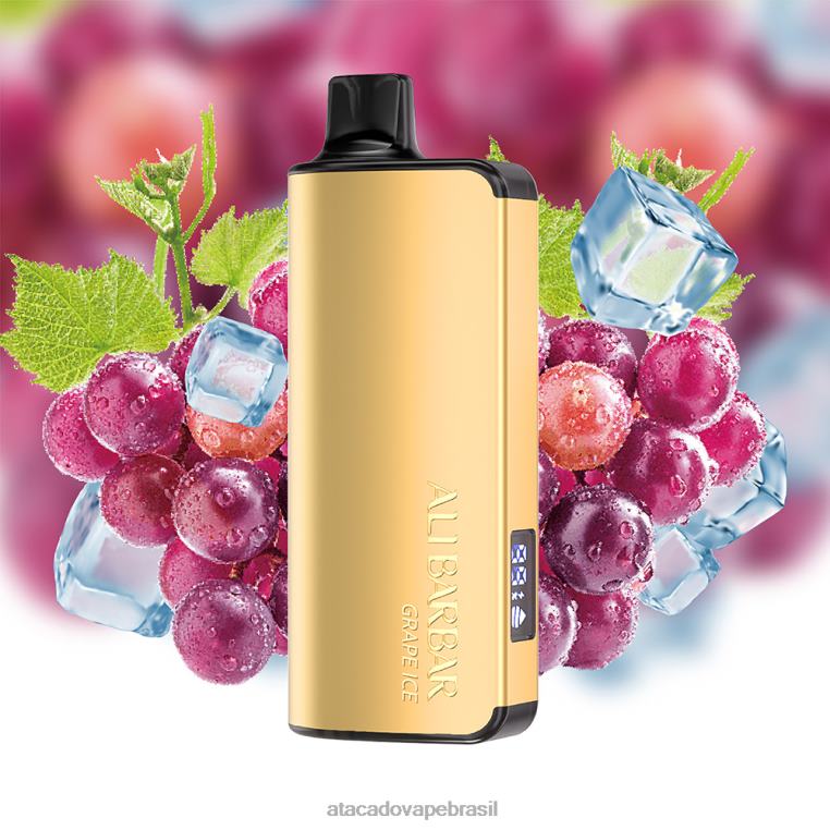 Vape Atacado Mercado Livre 6J4B020 Alibarbar Ingot 9000 vapores descartáveis gelo de uva