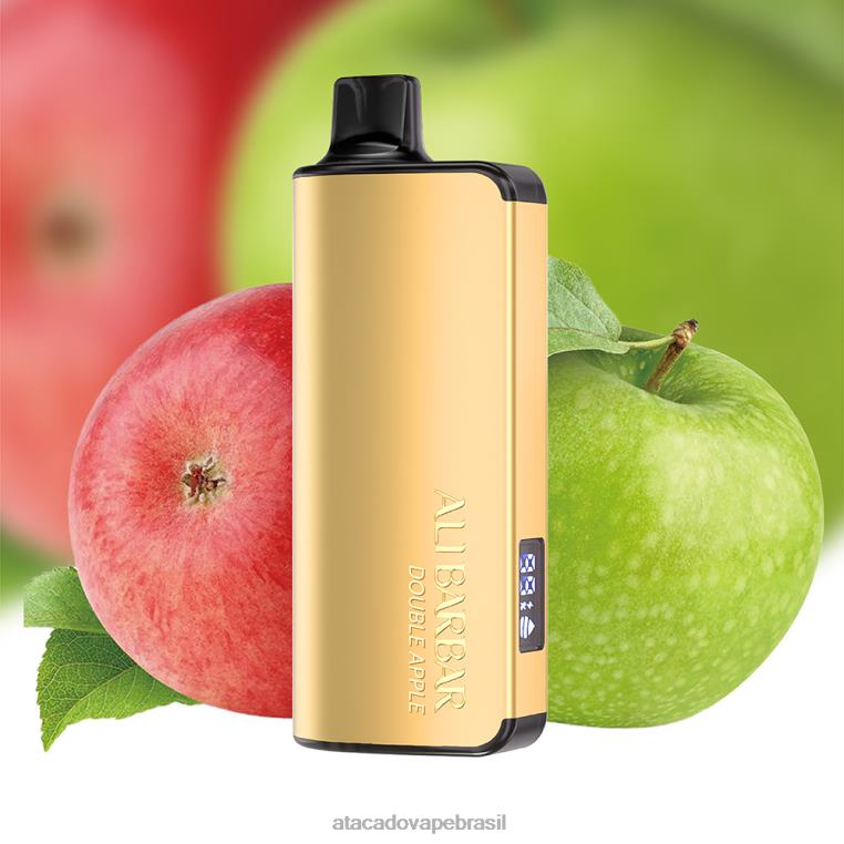 Vape Atacado Mercado Livre 6J4B028 Alibarbar Ingot 9000 vapores descartáveis maçã dupla