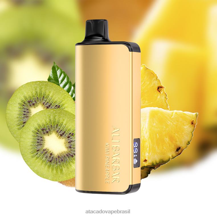 Vape Brasília Taguatinga 6J4B021 Alibarbar Ingot 9000 vapores descartáveis abacaxi kiwi