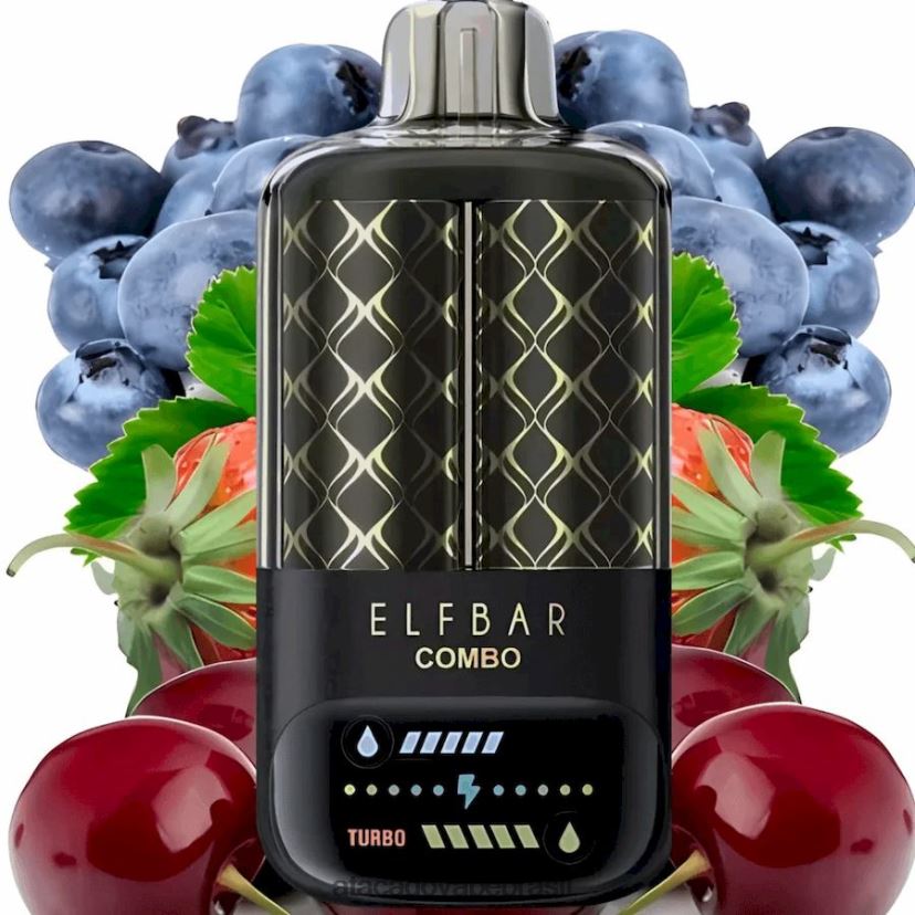 Elf Bar Combo 25.000 - 48Z4Z82 mirtilo, framboesa ácida e cereja Grossiste Vape