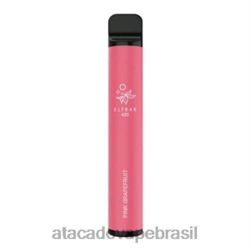 Vape Brasília Taguatinga TF8H0105 | ELFBAR 600 toranja rosa