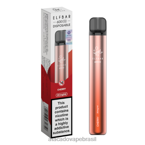 Cigarro Eletronico Mercado Livre TF8H0279 | ELFBAR 600V2 cereja 20mg