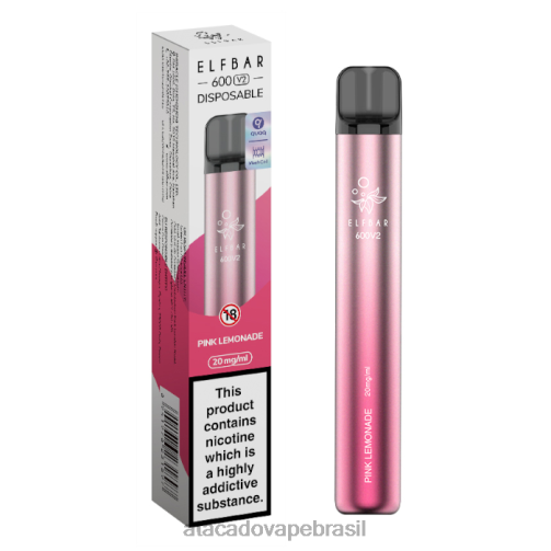 Grossiste Vape TF8H0292 | ELFBAR 600V2 limonada rosa 20mg