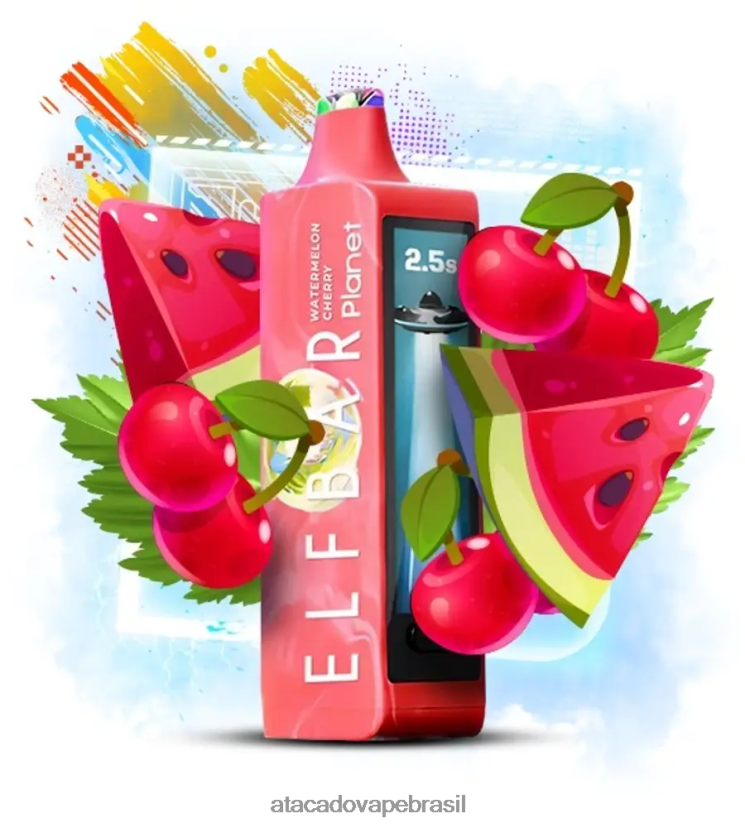 Elf Bar Planet 25.000 - 48Z4Z821 cereja melancia Cigarro Eletronico Vape