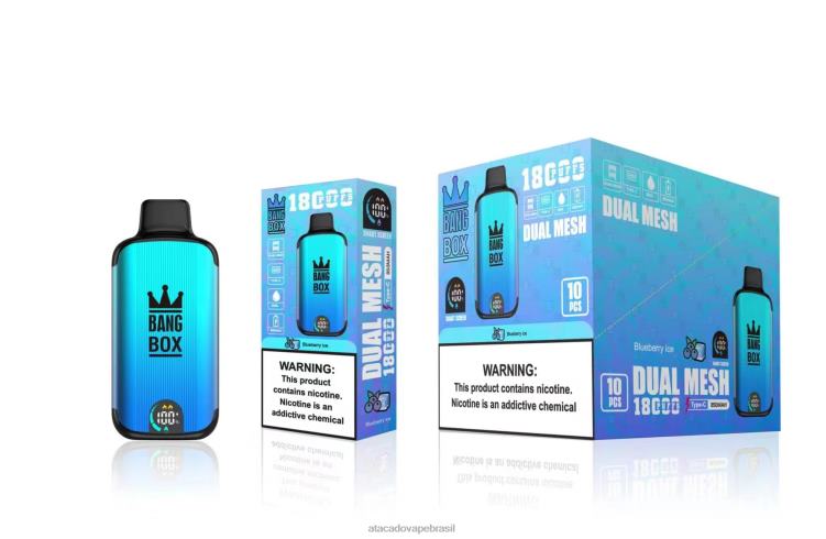 Bang Box 18.000 baforadas F4P4J90 - Grossiste Vape gelo de mirtilo