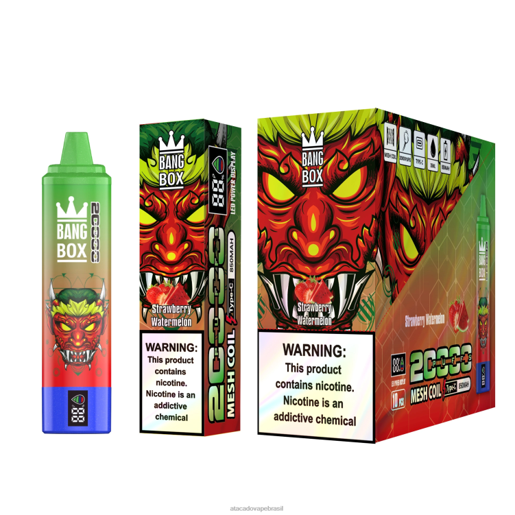 Bang Box 20.000 F4P4J52 - Grossiste Vape melancia morango