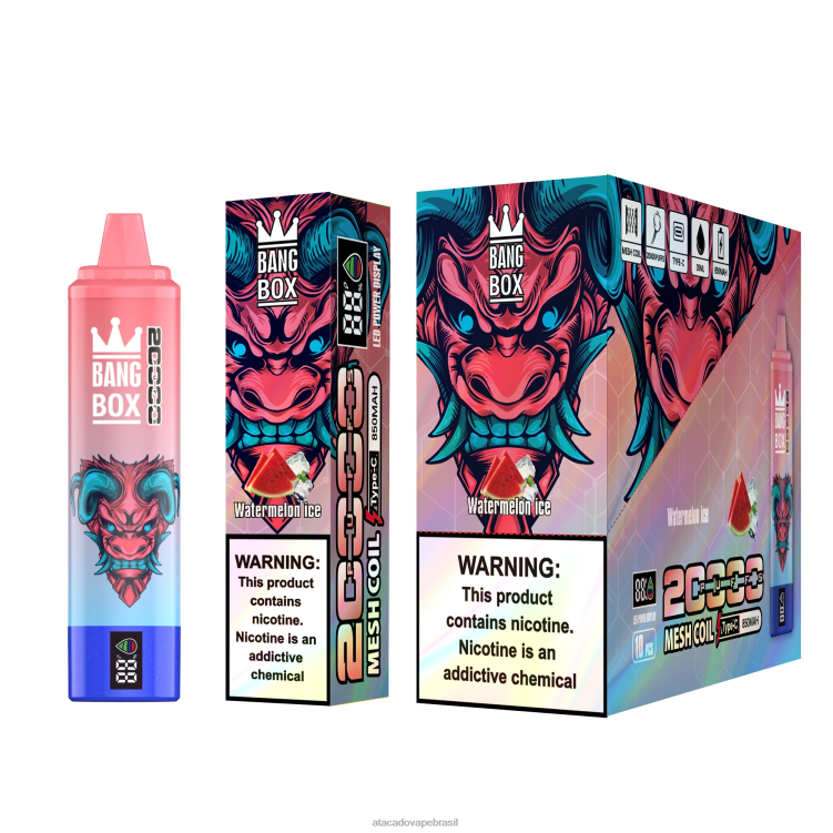 Bang Box 20.000 F4P4J56 - Atacado Vape Brasil gelo de melancia