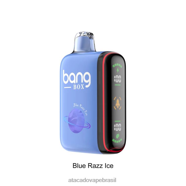 Bang Box Display de energia inteligente de 9000-18000 baforadas F4P4J26 - Atacado Vape Brasil gelo azul