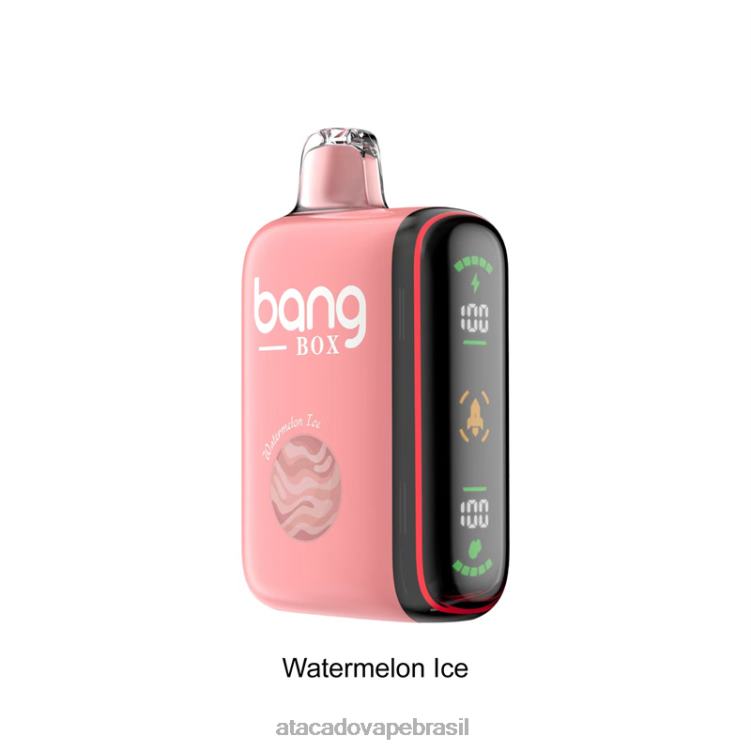 Bang Box Display de energia inteligente de 9000-18000 baforadas F4P4J34 - Vape Atacado Mercado Livre gelo de melancia