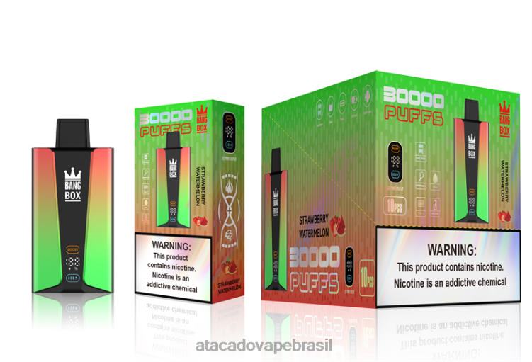 Bang Box Tela inteligente de 30.000 baforadas F4P4J75 - Grossiste Vape melancia morango