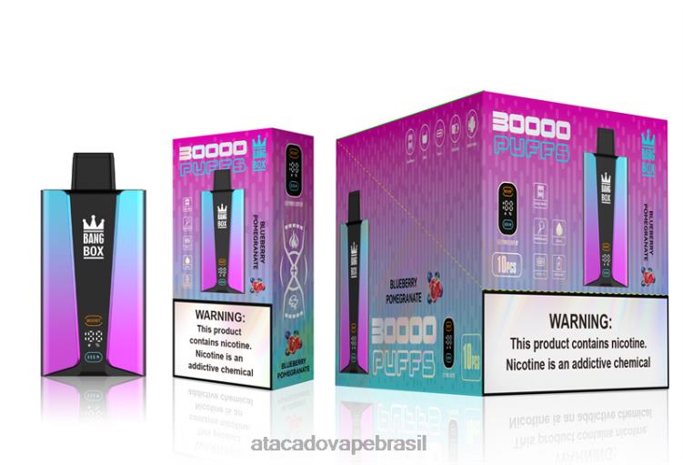 Bang Box Tela inteligente de 30.000 baforadas F4P4J80 - Grossiste Vape pomgerante de mirtilo