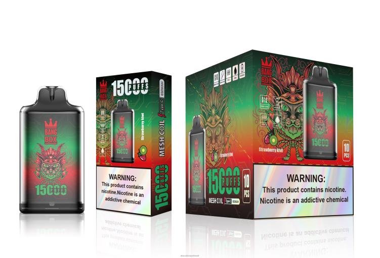 Bang Box s1-15000 baforadas F4P4J100 - Grossiste Vape kiwi morango