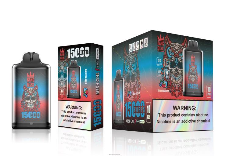 Bang Box s1-15000 baforadas F4P4J108 - Vape Brasília Taguatinga gelo azul