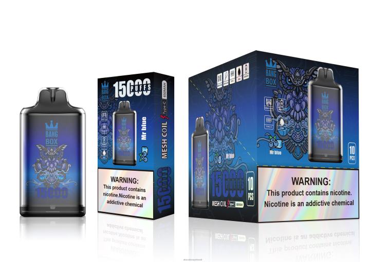 Bang Box s1-15000 baforadas F4P4J109 - Atacado Vape Brasil senhor azul