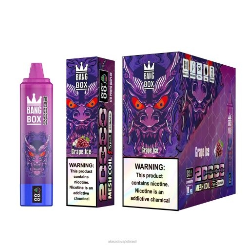Cigarro Eletronico Pod TF8H0130 | Bang Box gelo de uva 20.000