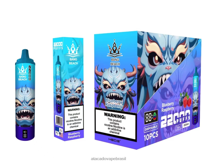 Bang Beach Tela inteligente de 22.000 baforadas F4P4J14 - Vape Atacado Mercado Livre framboesa mirtilo