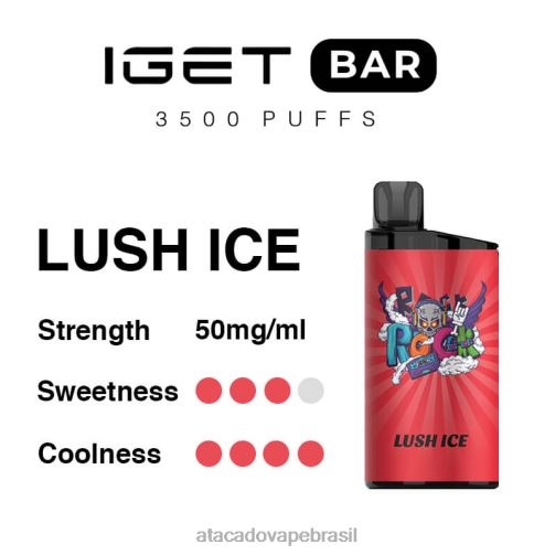Atacado Vaporizador TF8H093 | IGET BAR gelo exuberante 3500 5% de nicotina