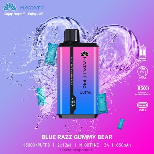 ursinho de goma razz azul