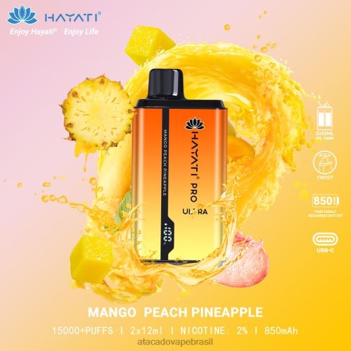 Cigarro Eletronico Mercado Livre TF8H0209 | Hayati Pro Ultra manga pêssego abacaxi