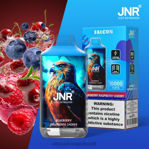 Cigarro Eletronico Mercado Livre TF8H0699 | JNR FALCON cereja, framboesa, mirtilo