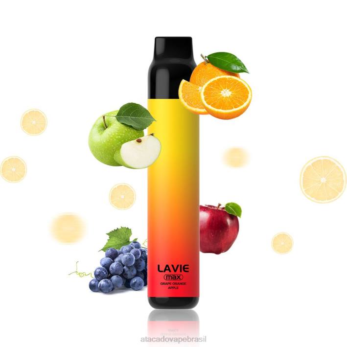 LAVIE BAR 5.000 baforadas - máx. D66Z280 | Cigarro Eletronico Vape uva laranja
