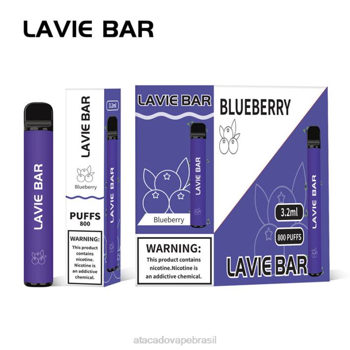 LAVIE BAR 800 baforadas D66Z310 | Grossiste Vape gelo de mirtilo