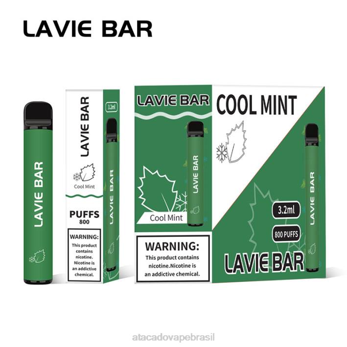 LAVIE BAR 800 baforadas D66Z311 | Atacado Vaporizador menta fresca