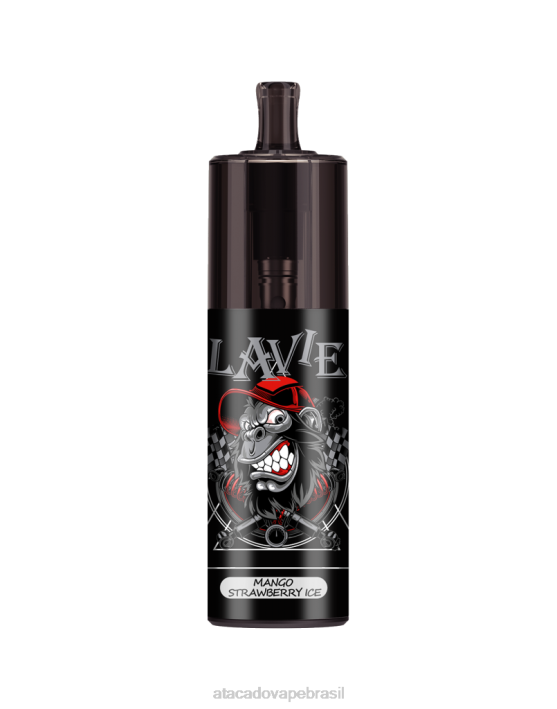 LAVIE COLOUR BAR Controle de fluxo de ar de 10.000 baforadas D66Z333 | Vape Brasília Taguatinga gelo de manga e morango
