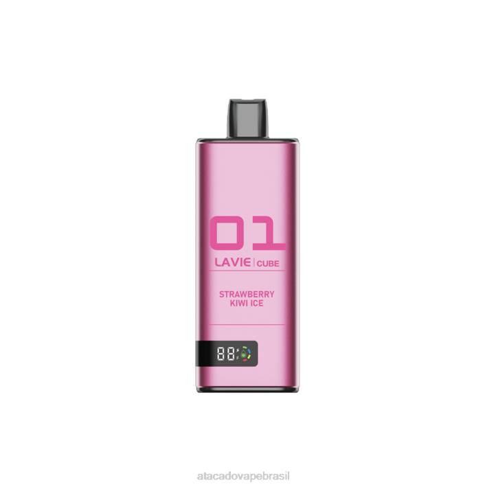 LAVIE Cube 20.000 baforadas D66Z35 | Cigarro Eletronico Vape gelo de morango e kiwi