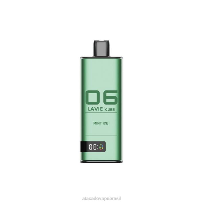LAVIE Cube 20.000 baforadas D66Z40 | Vape Cigarro Eletrônico Barato gelo de menta