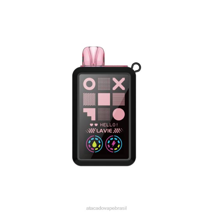 LAVIE Cyber 20.000 baforadas D66Z29 | Atacado Vape Brasil maçã dupla/amor 66