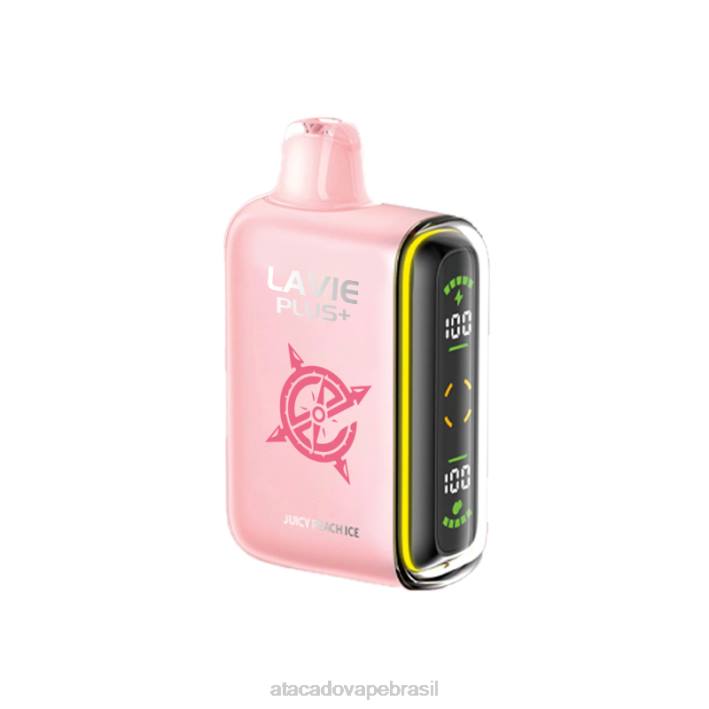 LAVIE PLUS 15.000 baforadas D66Z99 | Atacado Vape Brasil suculento gelo de pêssego