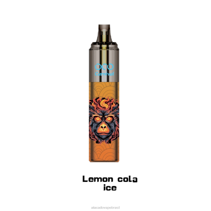 LAVIE OCO carnaval 10.000 baforadas D66Z351 | Atacado Vape Brasil refrigerante de limão