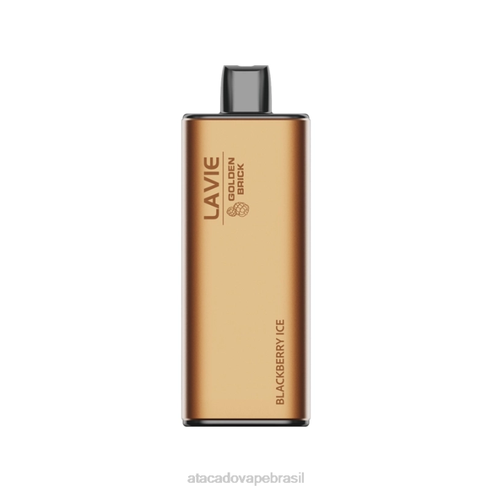 LAVIE GOLDEN BRICK 10.000 baforadas D66Z53 | Vape Brasília Taguatinga gelo de amora