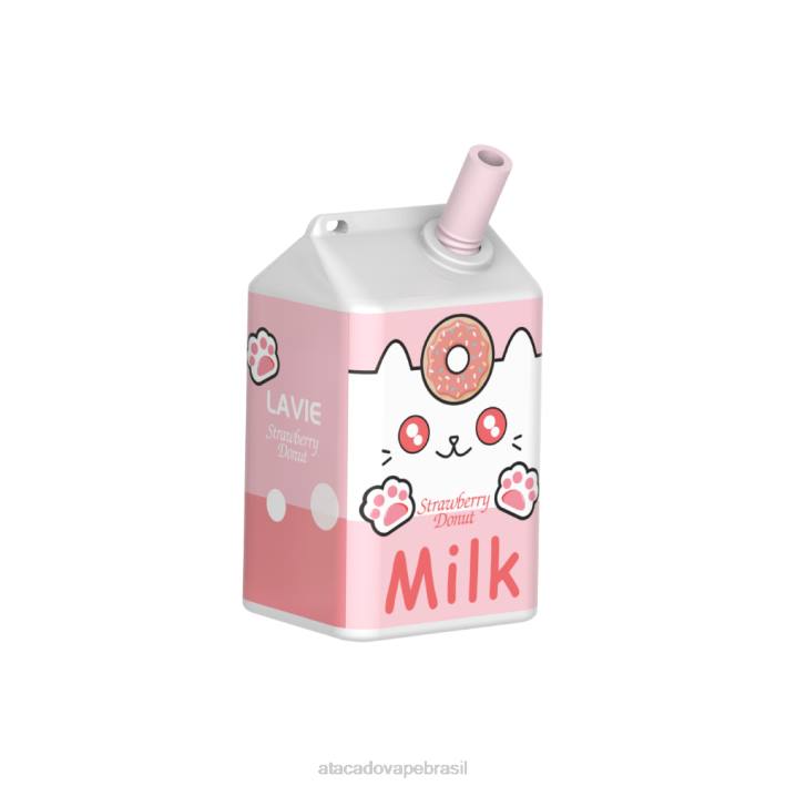 LAVIE MILK 7.000 baforadas D66Z177 | Grossiste Vape rosquinha de morango