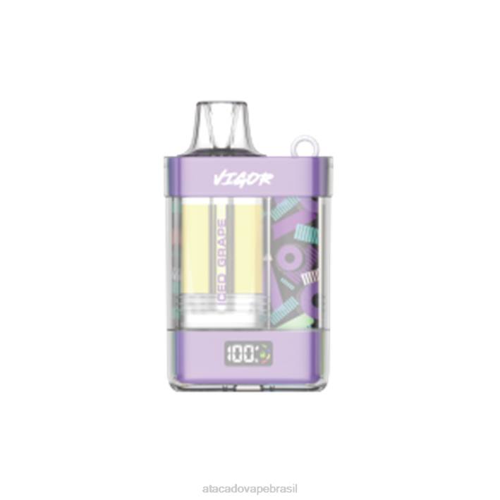 LAVIE VIGOR 15.000 baforadas D66Z8 | Atacado Vape Brasil uva gelada