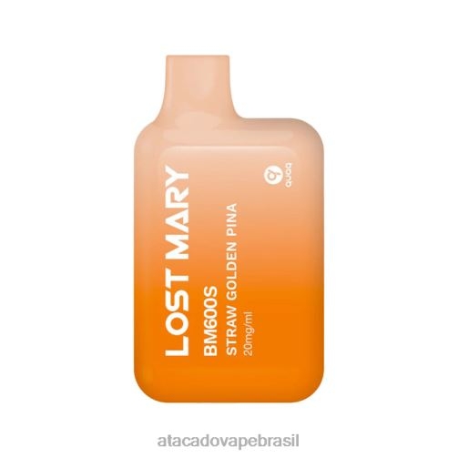 Vape Brasília Taguatinga TF8H0415 | LOST MARY BM600S pina dourada de palha