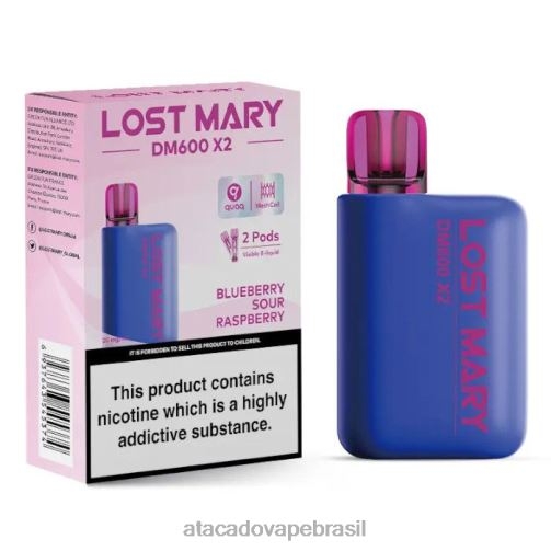 Cigarro Eletronico Mercado Livre TF8H0469 | LOST MARY DM600 X2 framboesa azeda de mirtilo