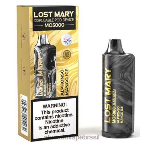 Grossiste Vape TF8H0342 | LOST MARY MO5000 gelo de manga alphonso ouro negro 10ml