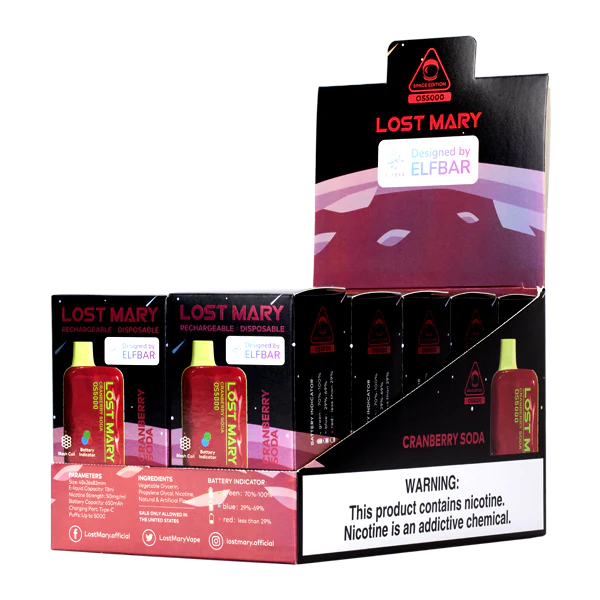 Cigarro Eletronico Mercado Livre TF8H0109 | LOST MARY OS5000 refrigerante de cranberry