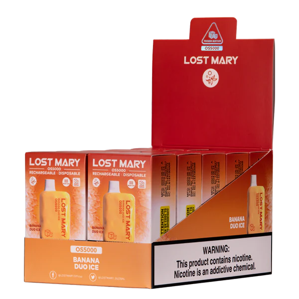 Vape Cigarro Eletronico Comprar TF8H0107 | LOST MARY OS5000 gelo duo de banana