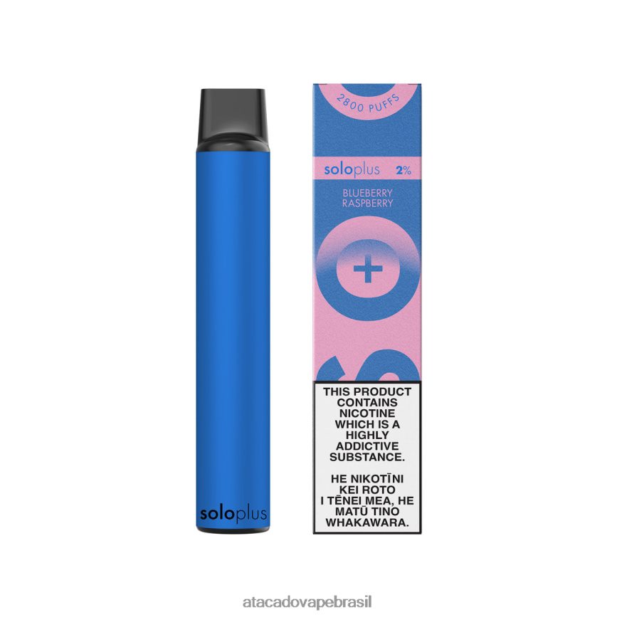 Vape Brasília Taguatinga 04B2ZF39 - Solo Plus coleção paraíso vape descartável framboesa mirtilo