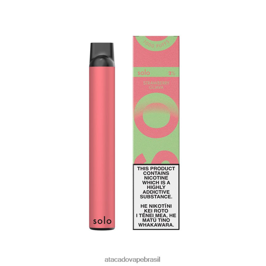 Cigarro Eletronico Vape 04B2ZF21 - Solo coleção paraíso vape descartável goiaba morango