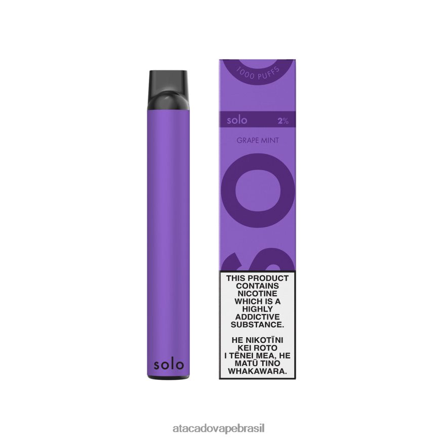 Cigarro Eletronico Vape 04B2ZF7 - Solo vaporizador descartável hortelã de uva