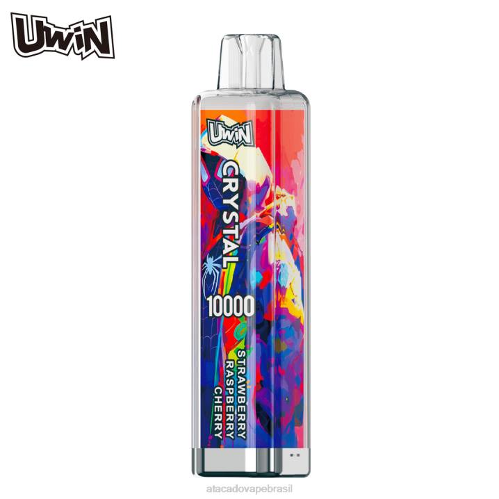 Cigarro Eletronico Vape morango framboesa cereja - UWIN CRYSTAL 10.000 vapores descartáveis 8J847