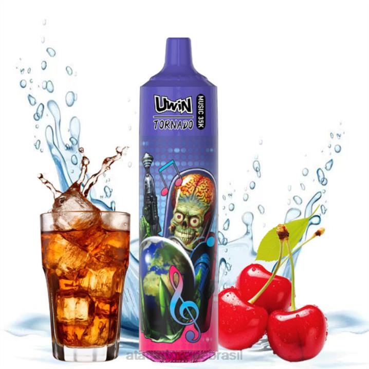 Cigarro Eletronico Vape cola de cereja - UWIN CRYSTAL vaporizador descartável de 35k 8J8428
