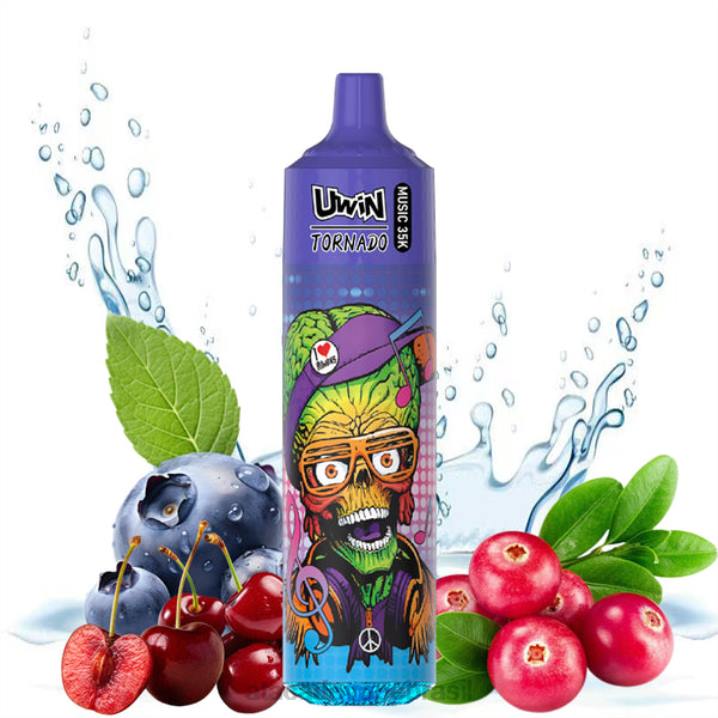 mirtilo cereja cranberry