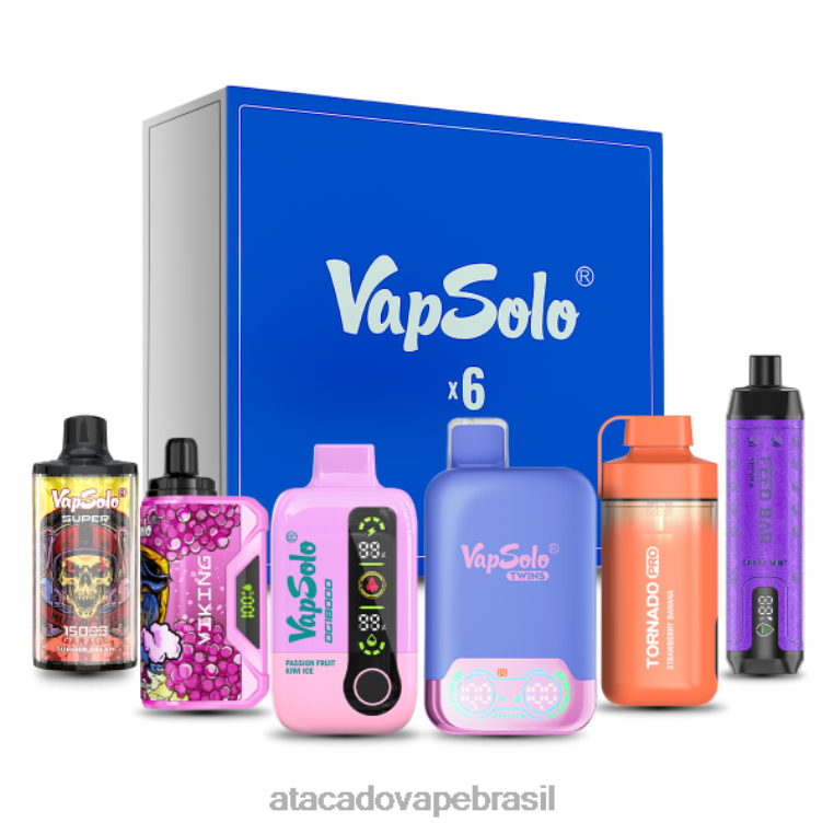 Vape Cigarro Eletronico Comprar 6J4B0119 Vapsolo conjunto de caixa surpresa sabores aleatórios