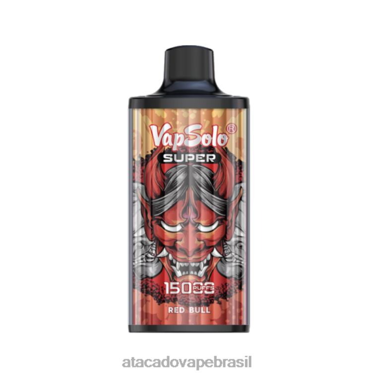 Grossiste Vape 6J4B0114 Vapsolo SUPER vaporizador descartável touro vermelho